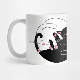 yin yang cats Mug